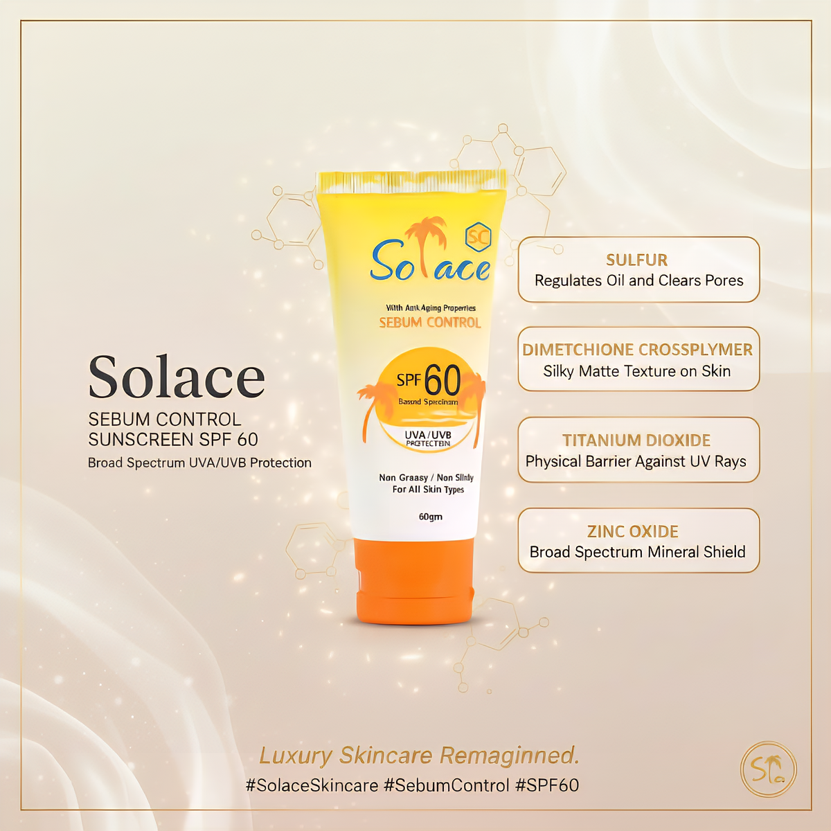 Solace Sebum Control Sunscreen for Oily Skin 
