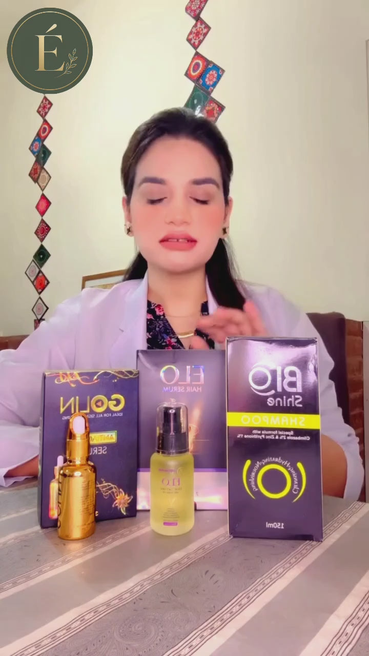 ELO Hair Serum - Argan Oil Keratin & Biotin Frizz Control (50ml)