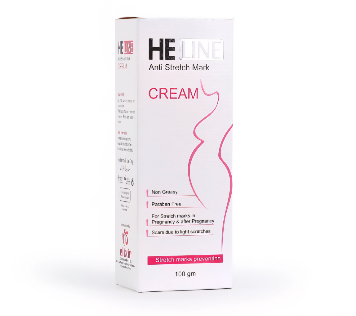 Heline Anti Stretch Mark Cream | Pregnancy Skin Firming & Collagen