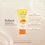 Solace SPF 60 Sebum Control Matte Sunscreen for Oily Skin No White Cast