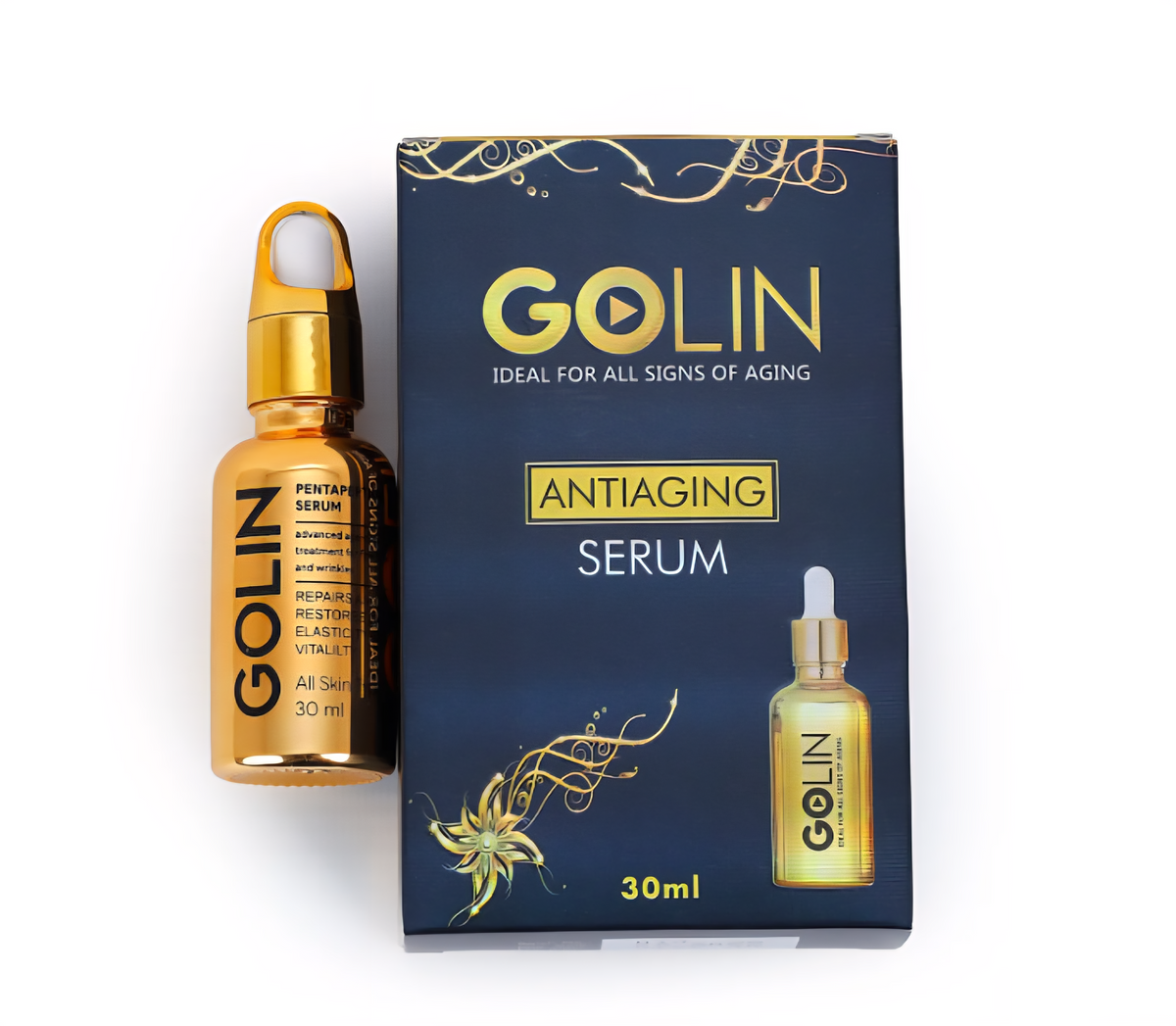 Golin Anti Aging Face Serum | Pentapeptide & Hyaluronic Acid Wrinkle Filler